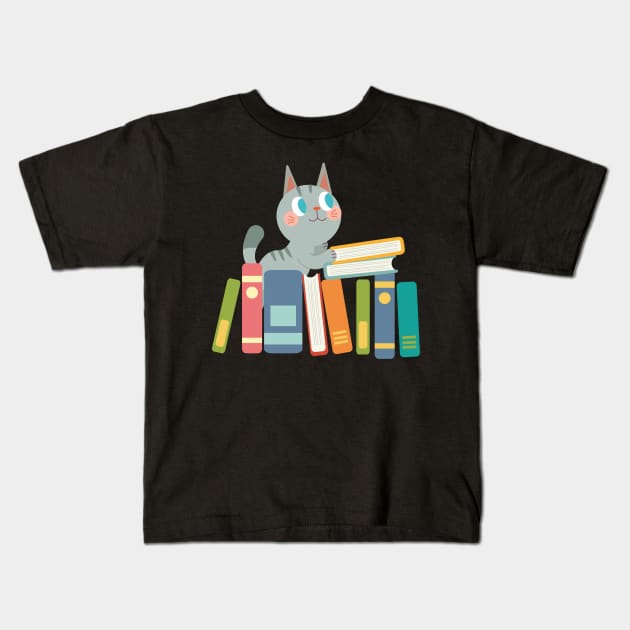 Everyday Should Be Library Day Kids T-Shirt by ZenCloak